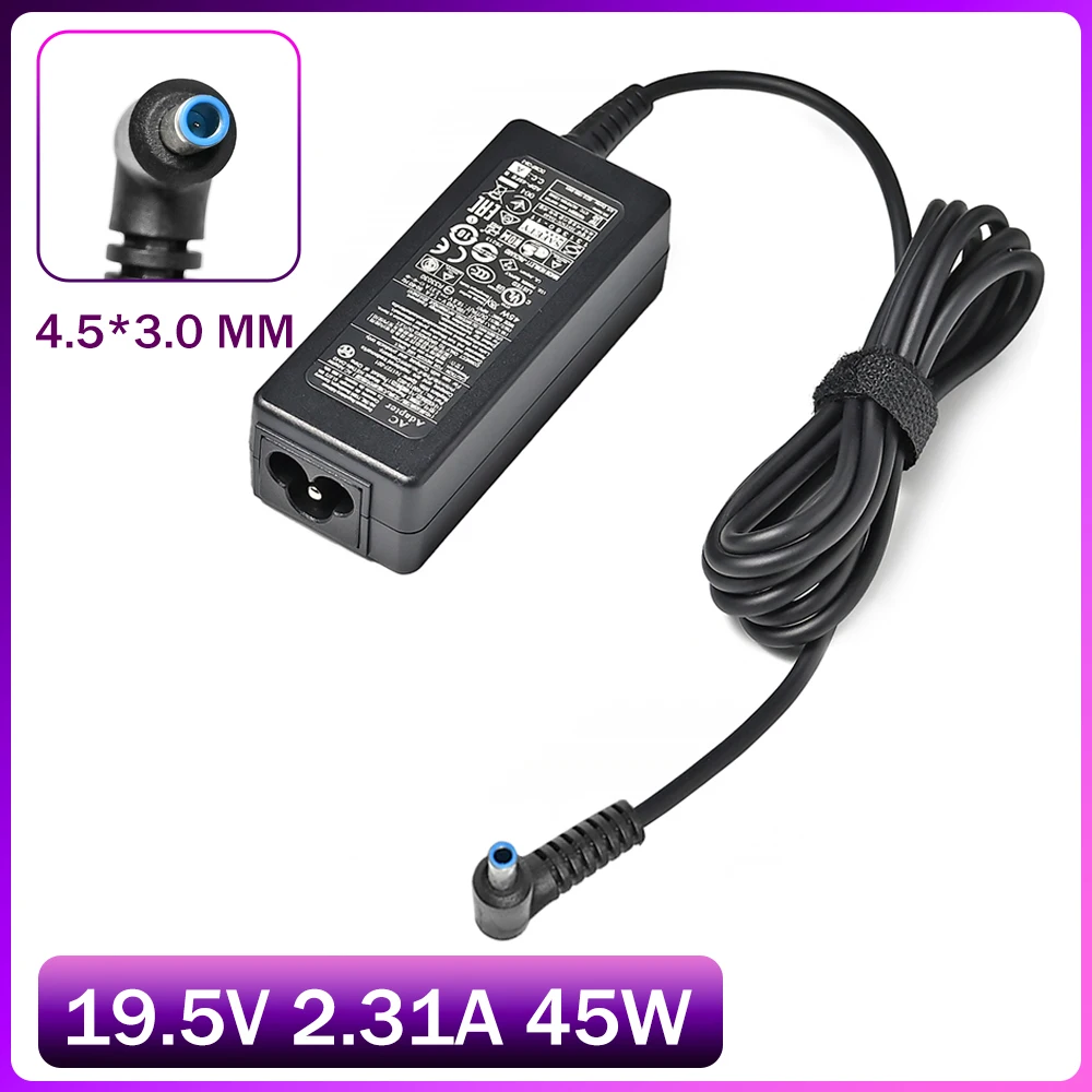 Ładowarka do laptopa 19,5 V 2,31 A 45 W 4,5 * 3,0 mm do HP Stream X360 13 14 Pavilion 854054 -001 741727 -001 740015 -001 740015 -002