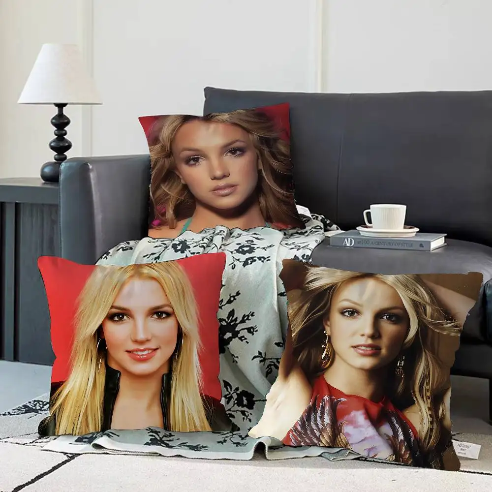 

Singer BritneyS Spears Pillow Case Removable Washable Cushion Cover – All-Season Soft Linen