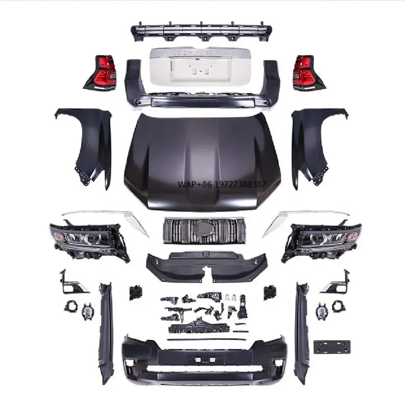 

2018 High Quality Upgrade Facelift LC150 Body Kit for 2010-2017 Upgrade 2018 Model