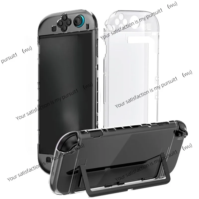 Split Shell Clear Dockable Case for Switch 2 Console PC Case Soft or Hard TPU Grip Cover for JoyCons Anti-Scratch Shockproof