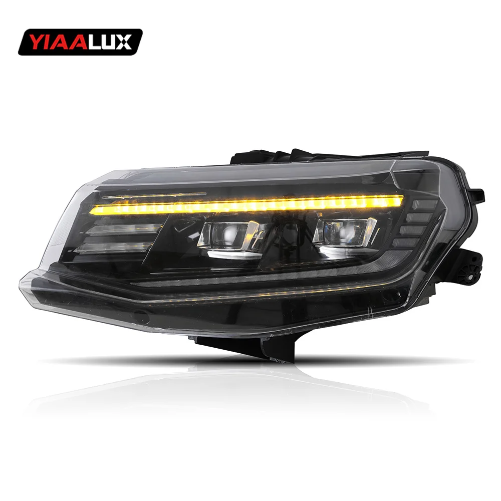 Vland FULL LED HEADLIGHT for CHEVROLET CAMARO 2016 2017 2018 LED HEADLAMP WITH TURN SIGNAL LIGHT and DAYTIME RUNNING LIGHT