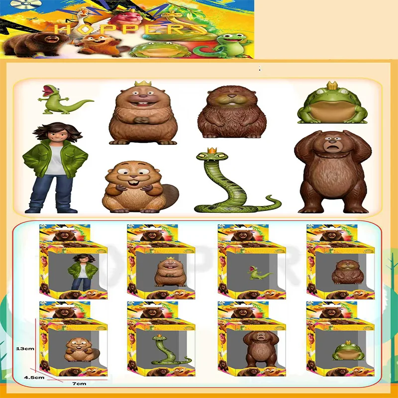 Nowa Figurka Hoppera Bobra Anime, Wykwintne Detale, Model z PVC, Kolekcjonerska Ozdoba na Biurko, Prezent dla Miłośników Anime