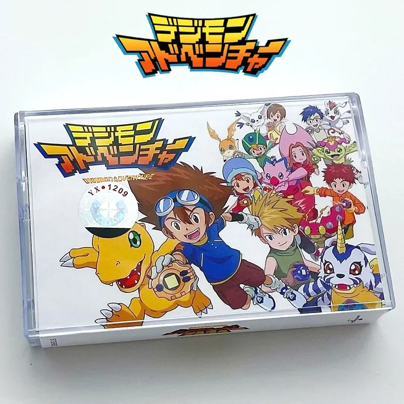 Digimon Adventure Music Tapes Anime Music Magnetic Tape Cartoon Men Women Collecting Record Toys Commemorative Gift デジモンアドベンチャー