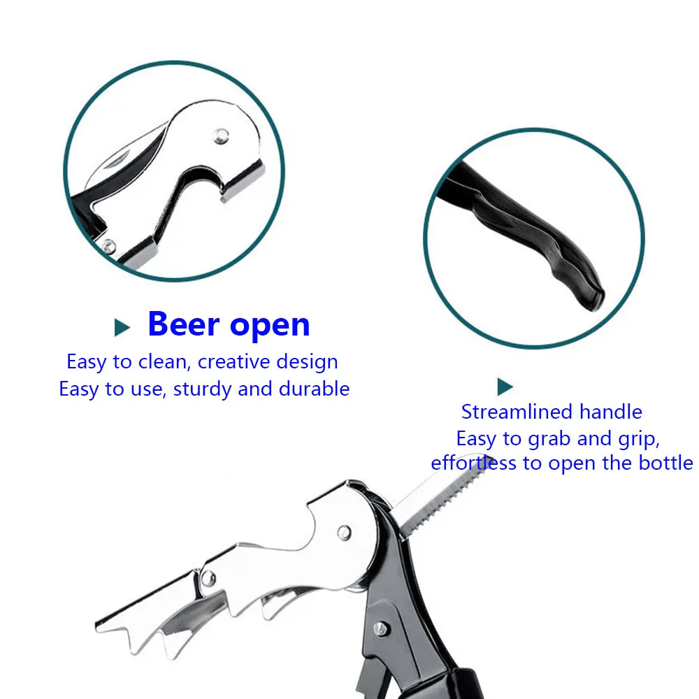 1PC Haima Knife Bottle Opener Wine Bottle Opener Multi Functional Bottle Opener Beer Bottle Opener Wine Utensils