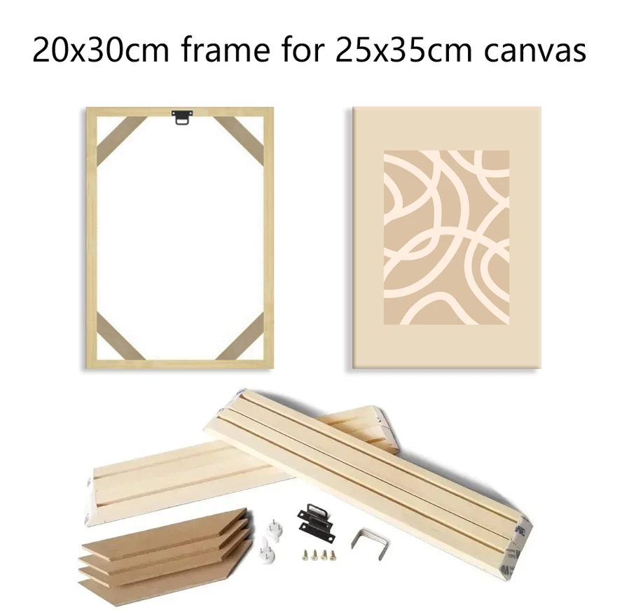 20x30 cm Cornice in legno fai da te per 25x35 cm Stampe su tela Kit cornice per pittura diamante Immagine e poster Bar in legno Cornice da parete Decorazioni per la casa