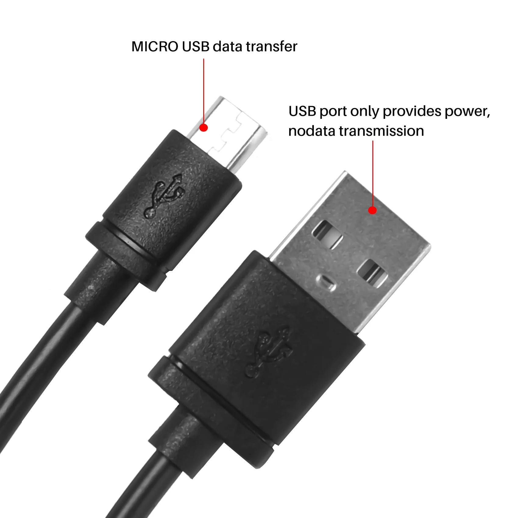 [MEILLEURE VENTE] Adaptateur Ethernet avec câble d'alimentation pour (2e génération), clé 4K, TV Square, adaptateur LAN filaire Micro-USB vers RJ45, noir