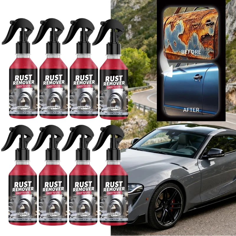 Effective Metal Rust Dissolver Spray Universal Derusting Agent For Metal Screw Bike Auto Parts Anti-Corrosion Care Agent