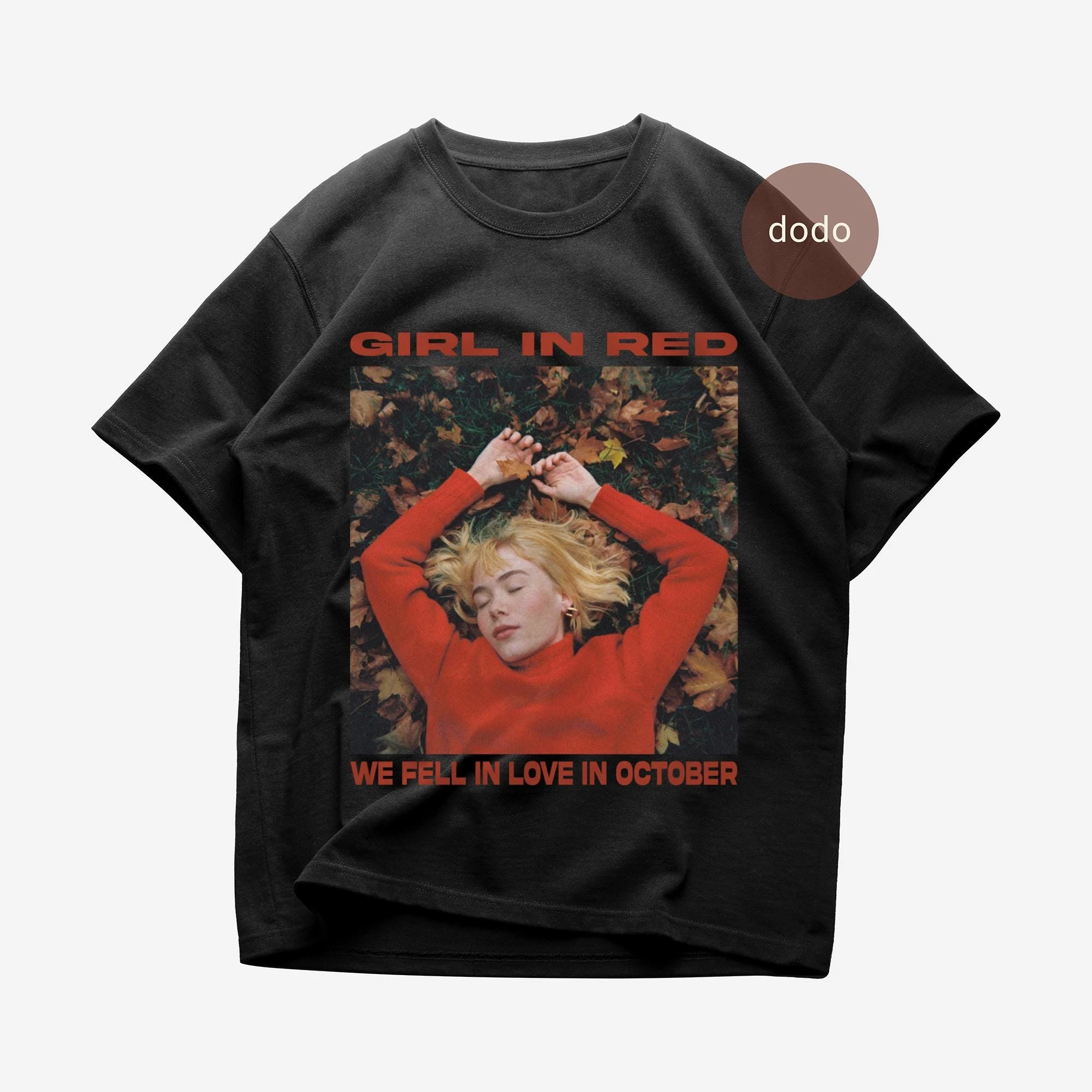 Girl in Red T-Shirt - We Fell in Love in October - Pop Music - Fan Merch