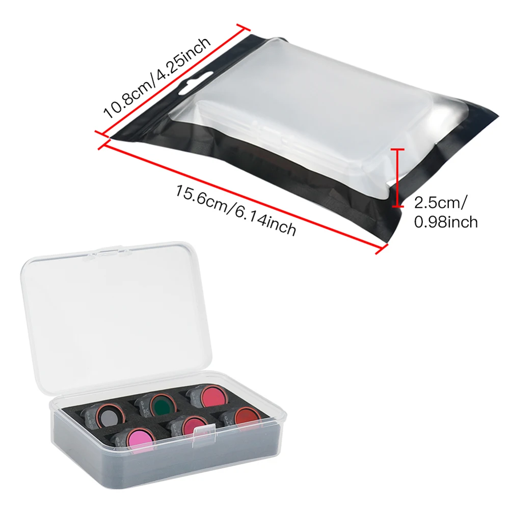 DJI 매빅 미니 1 2 SE 교체용 1/4/6개 UV/CPL/ND/PL 드론 렌즈 필터