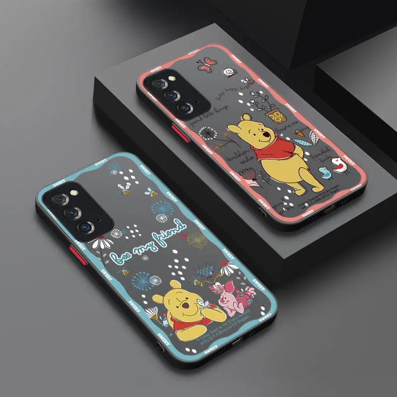 Disney Winnie The Pooh Phone Case For Samsung Note 10 20 M01 M02 M30 M40 M60 S M23 M33 M42 M52 M53 5G M11 M20 M22 M31 M32 M51M62