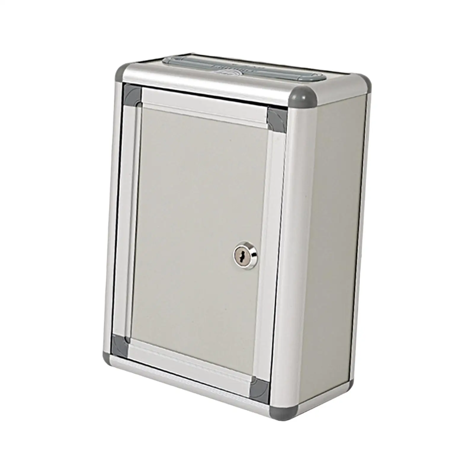 Small with Lock Organizer Letter Box for Home Office Sturdy