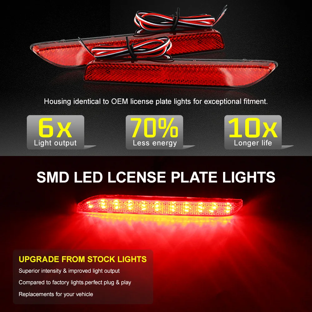 Rear bumper reflector turn signal light for Toyota EZ Innova Wish Harrier Camry Reiz Venza Allion Avalon Sienna CALDINA alphard