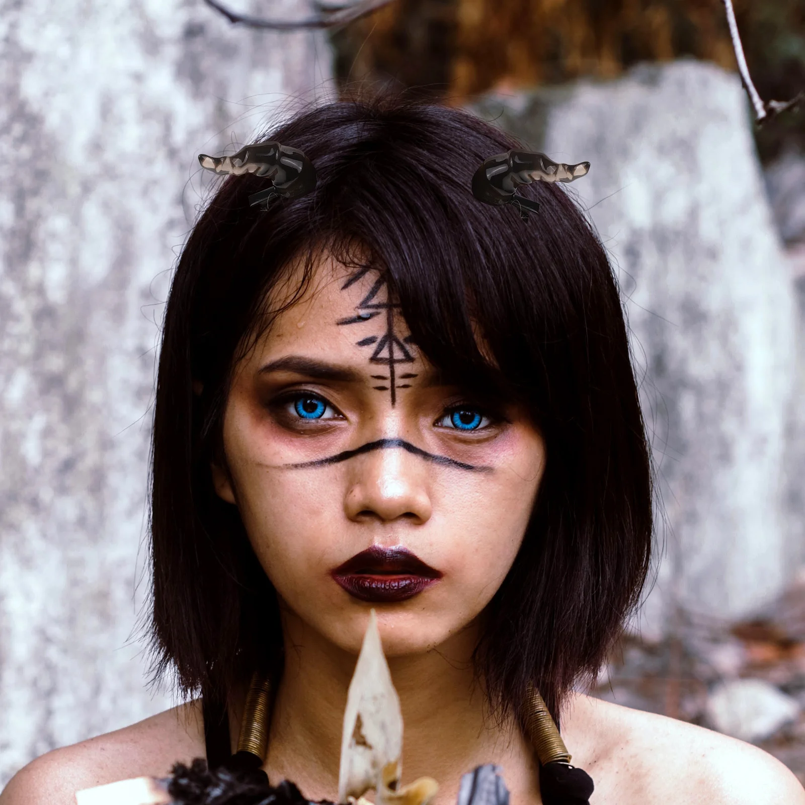 

Costume Horn Cosplay Accessory Dress up Horns Halloween Accessories Ears Hair Evil Clip