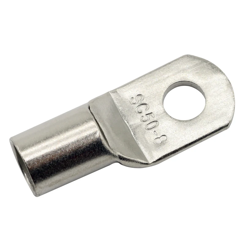 SC Type Wire Nose Terminal SC6 SC10 SC16 SC25 Crimp Cable Connector Copper Battery Block Lugs Hole 6mm 8mm 10mm 12mm - view 4