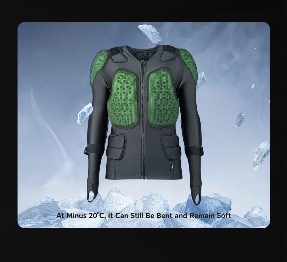 COPOZZ ESA Anti-Kollisions-Rückenbrust-Schlagschutz, Motorrad-Innenjacke, Kleidung, Ganzkörper-Ski-Rüstung, Schutzhose – Detail 6