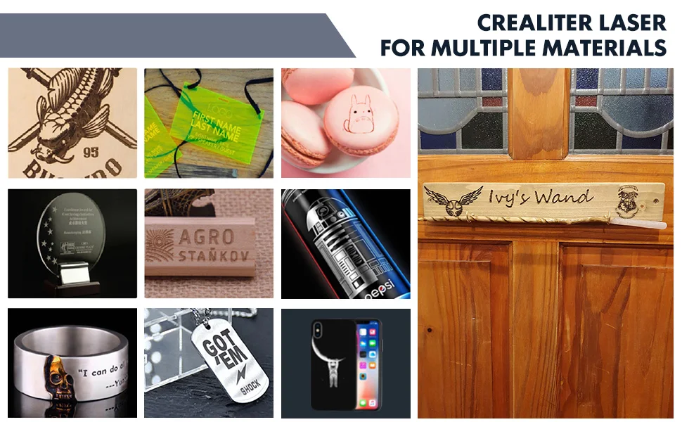 Creality Engraving Machine CR Falcon 24W Engraving Machine 5W Output Compressed Spot DIY Art Craft Logo Mark