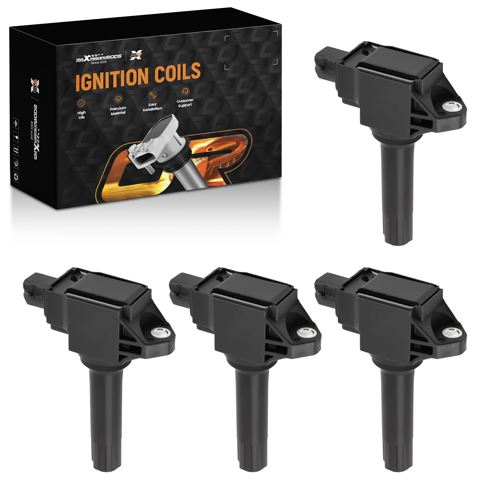 4X Ignition Coils K…