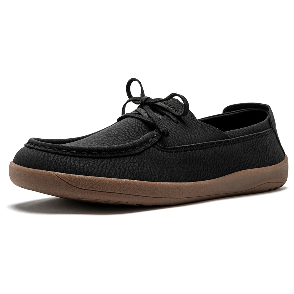 HOBIBEAR Barfuß-Loafer für Damen, zum Hineinschlüpfen, für breite Füße, verstellbare Zero-Drop-Schuhe mit runder Zehenpartie – Detail 17