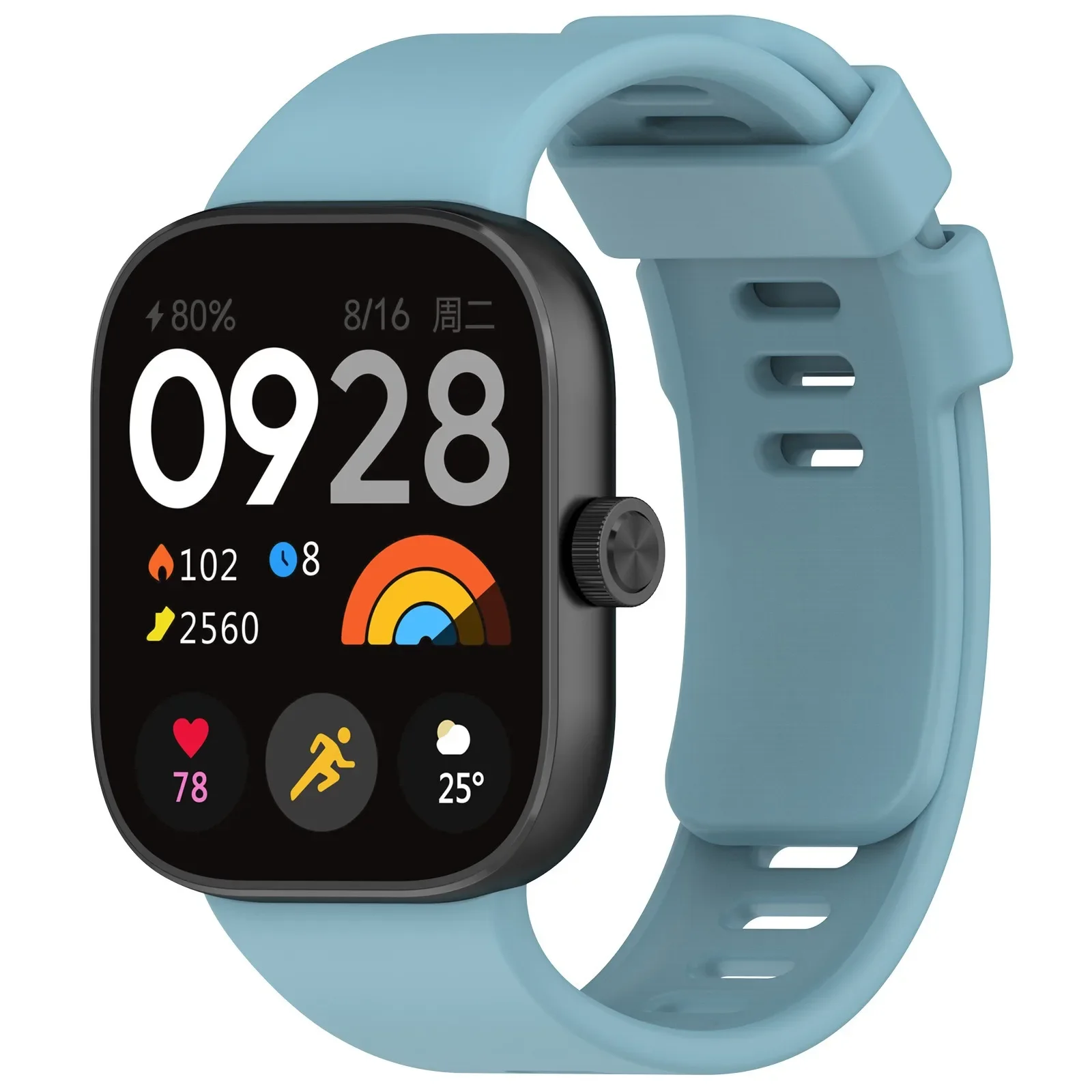 Atmungsaktives Silikonarmband für Xiaomi Redmi Watch 4 5 6 Sport Austauschbares Armband für Mi Band 10 Pro/9 Pro/Mi Band 8 Pro Gurt