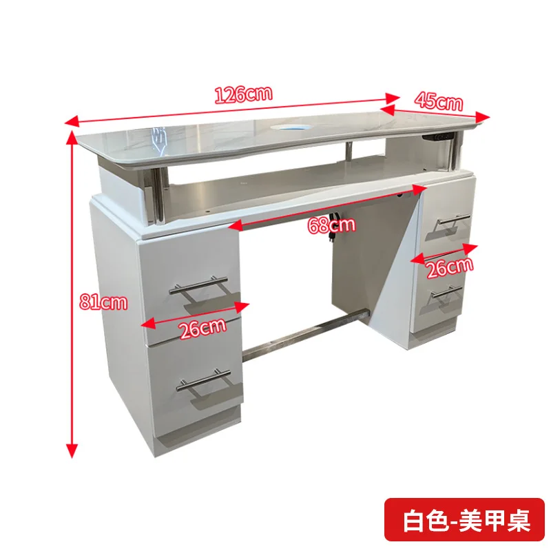 طاولة أظافر مبيعات المصنع مباشرة طاولة مانيكير يابانية جديدة بسيطة وحديثة على الإنترنت طاولة مانيكير للمشاهير كابي مانيكير واحد #5