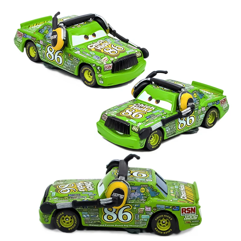 ديزني بيكسار سيارات لعبة مجسمة سماعة الطريق الفتوة أنيمي الشكل العاصفة جاكسون سباق البرق ماكوين 1:55 يموت يلقي سبيكة هدايا للأطفال