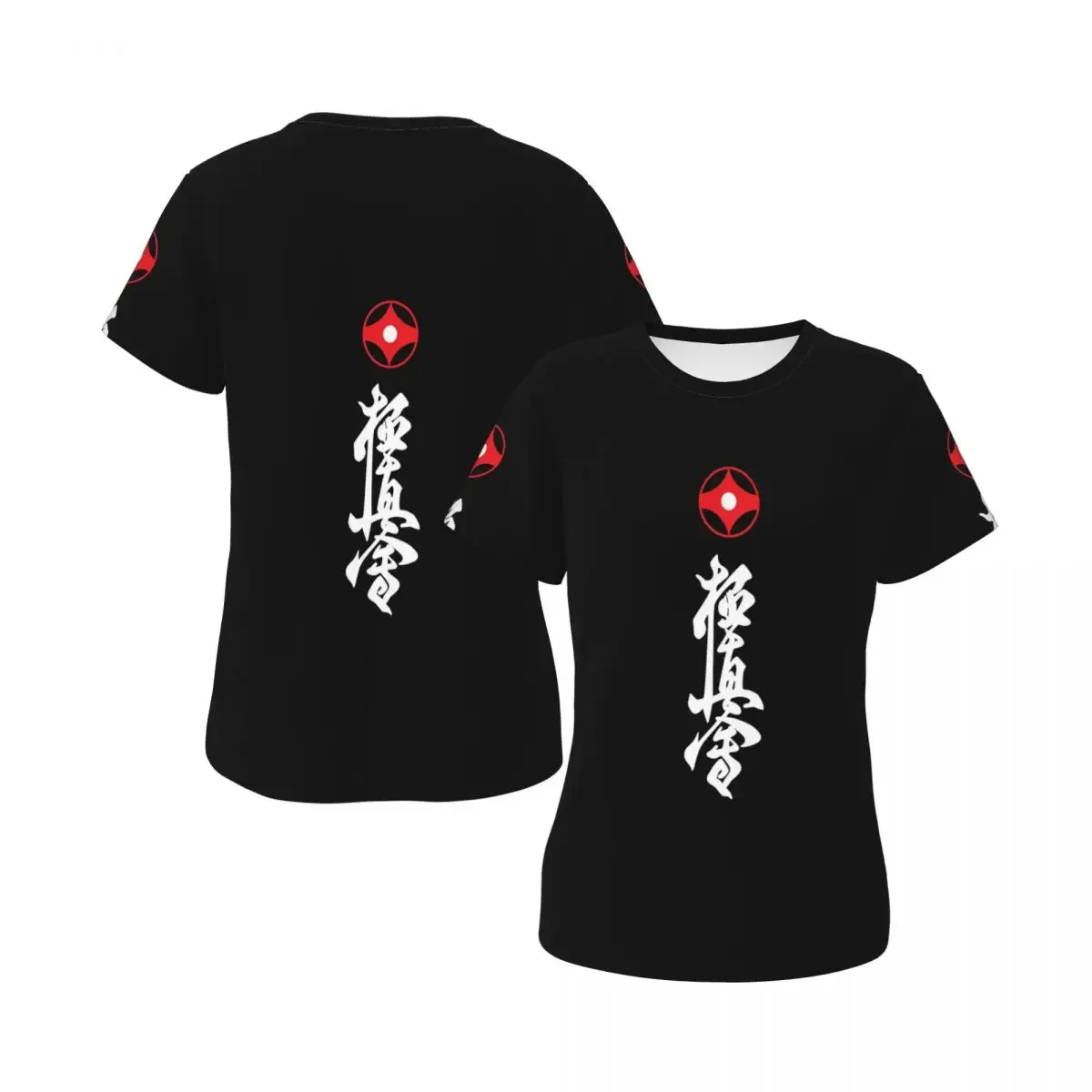 Kyokushin Karate White T-Shirt for Women Round Neck Streetwear T Shirts Women's Tees Short Summer Clothes Tops