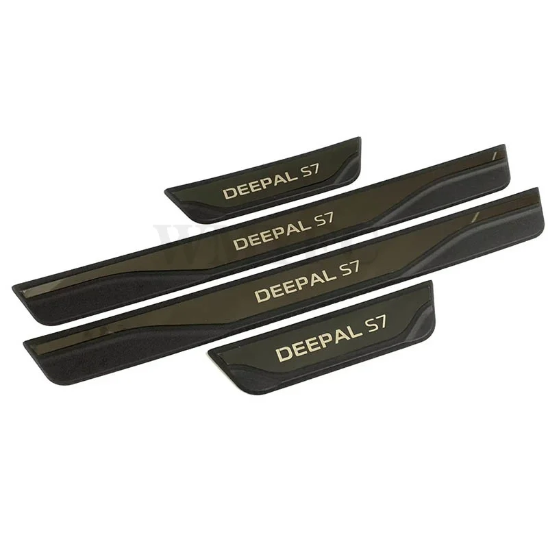 For CHANG AN DEEPAL S7 2023 2024 Door Sill Trim Car Styling Auto Pedal Accessories Protectors Sticker