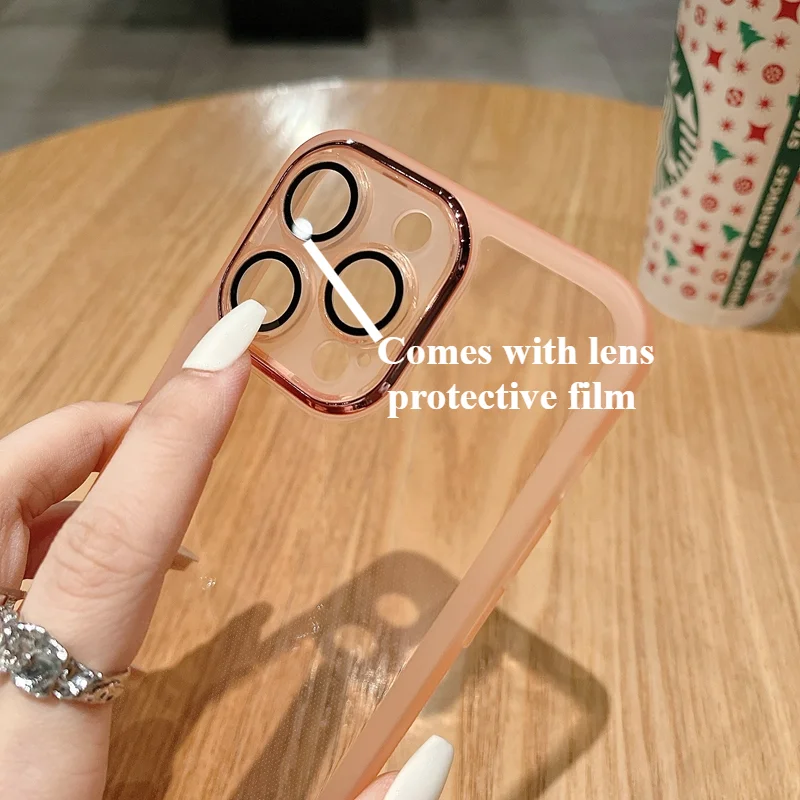 Luxury Built-in Lens Film HD Transparent Soft Case for Honor X9A X8B X7 Magic5 Magic 6 Lite Magic4 X50 X40 Shockproof Phone Case