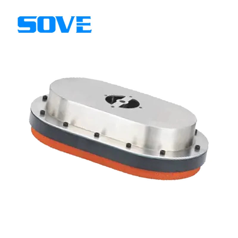 Robotic Arms Oval Integrated Sponge Vacuum Suction Cup Pneumatic Powerful Suction Cup Industrial Sheet Metal Processing