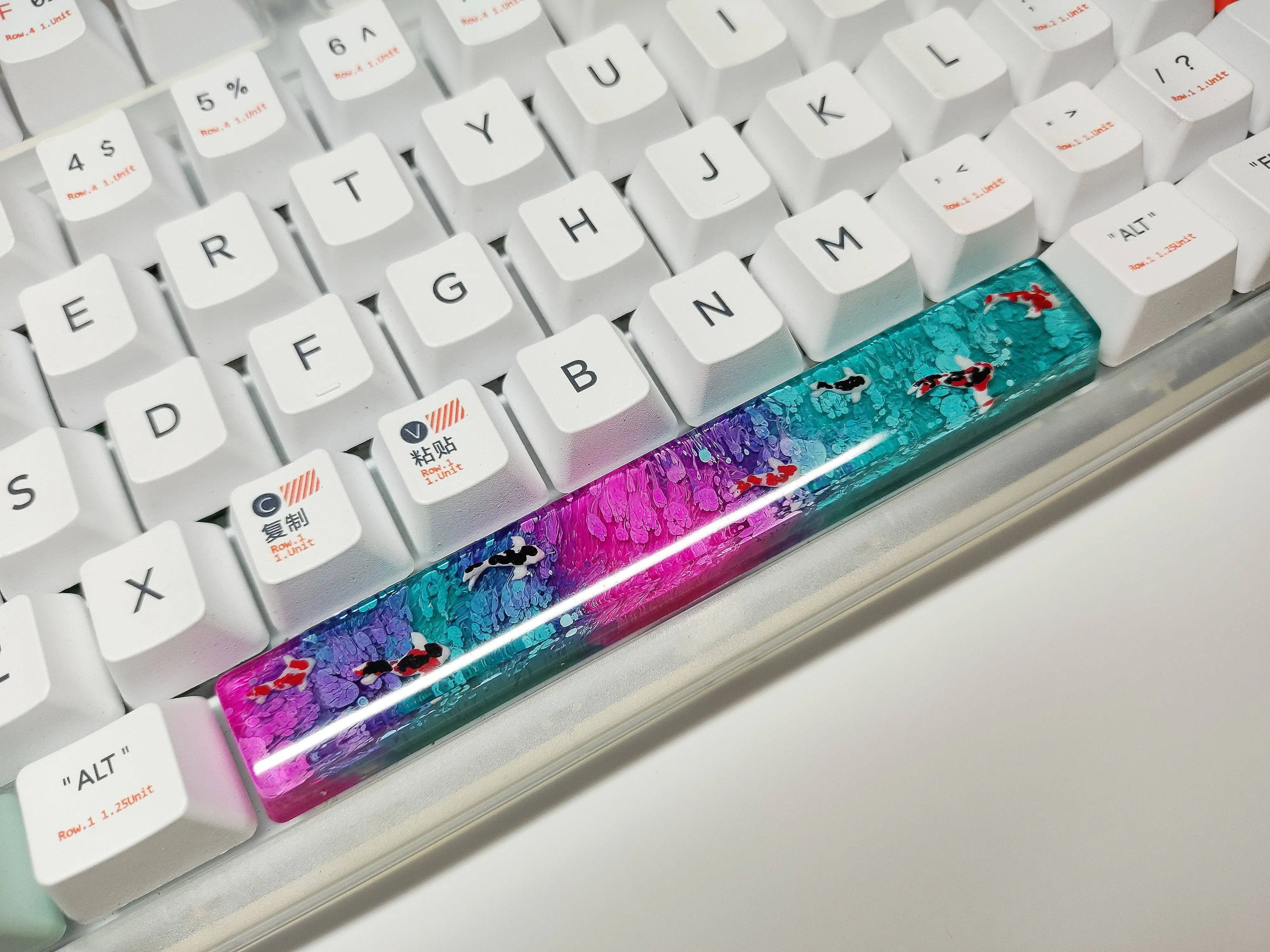 أغطية مفاتيح مخصصة 6.25U من ال - مراجعة Keycaps Spacebar 6.25U Custom وسعره