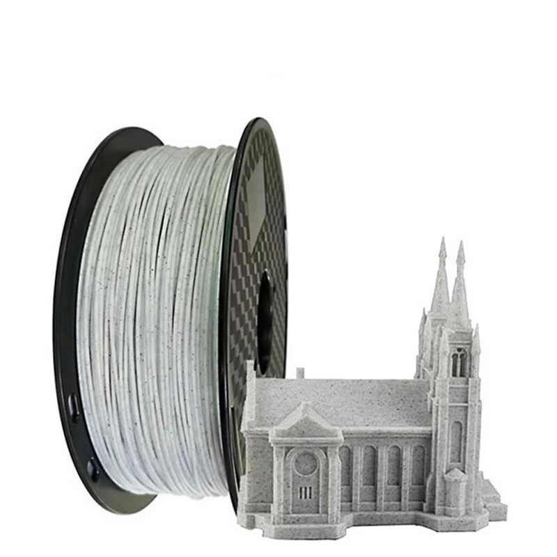 Factory New Arrival 3d Printer Filament PLA Marble 1.75mm 1kg