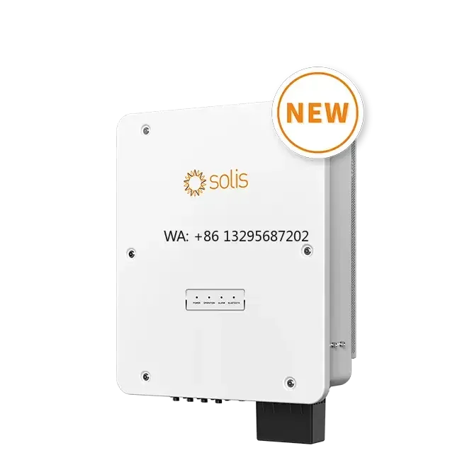 

Solis Grid-Tied Inverters Lightweight Design, Rack Mounting, Easy Installation for Balcony System