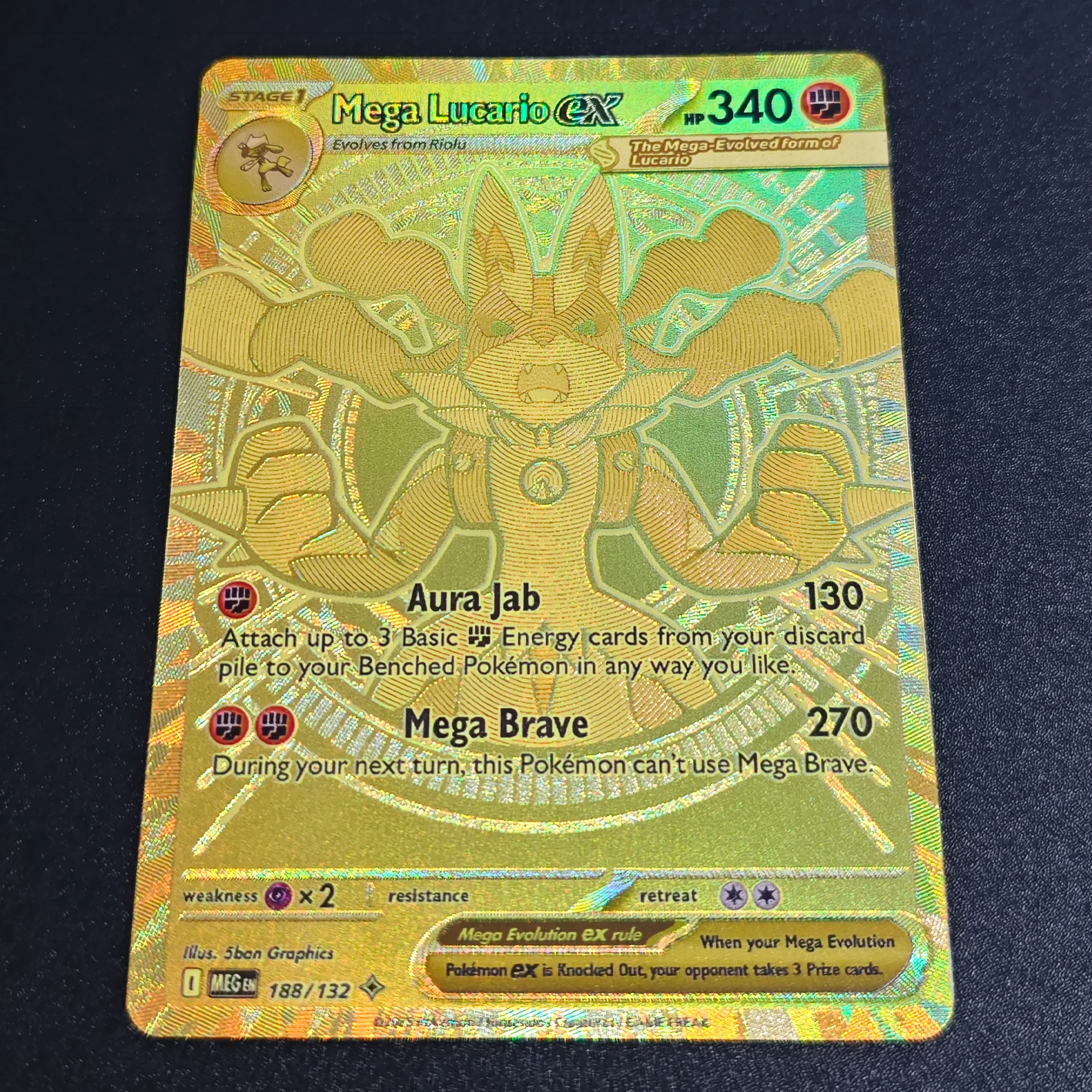 PTCG メガリザードン ガーディオール ルカリオ ゲンガー EX 高品質 レア テクスチャ フラッシュカード 自作 クラシック アニメ コレクションカード