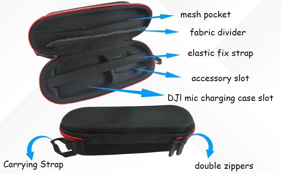 حافظة ميكروفون لاسلكي لـ DJI Mic/BOYAMIC/BOYAMINI/BOYA OMIC/BOYA BY-M1/BY-M3/Holyland Lark M2/M1/C1/Neewer ميكروفون لاسلكي