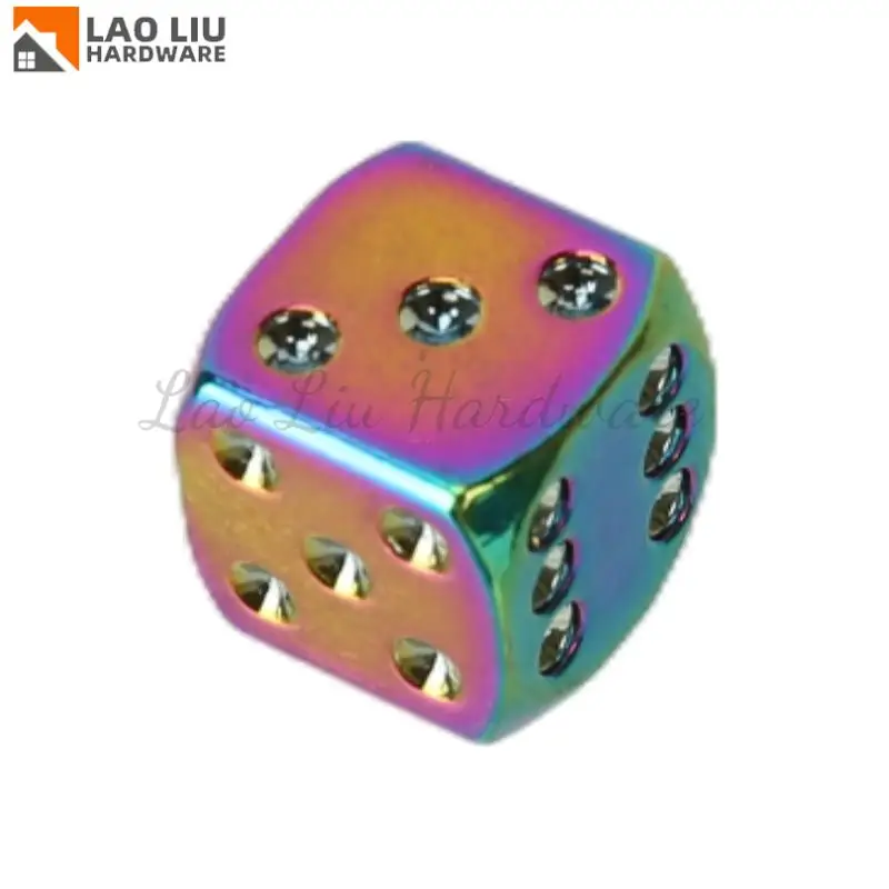 أغطية جذع صمام الألومنيوم، أغطية صمامات إطارات عجلة السيارة على شكل النرد، سيارات مناسبة عالمية #2