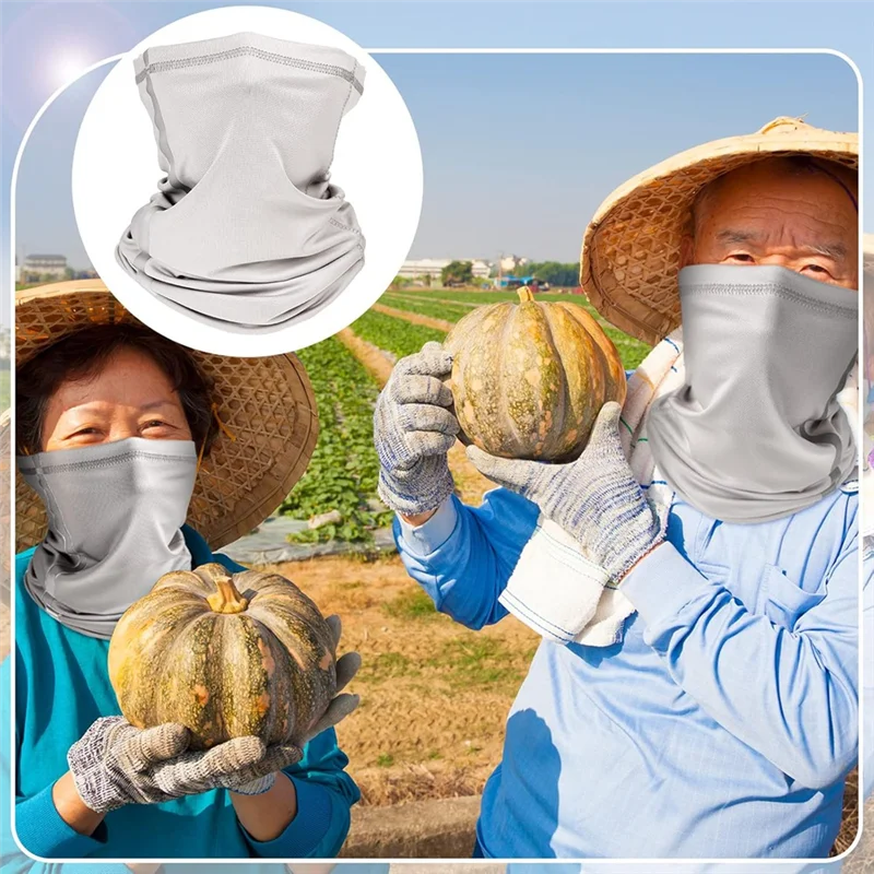 

LECKL-жесткая шляпа, козырек от солнца, 2 шт., защита от солнца и гетры для шеи, бандана, шарф для лица, аксессуары для каски, пыльно-серый