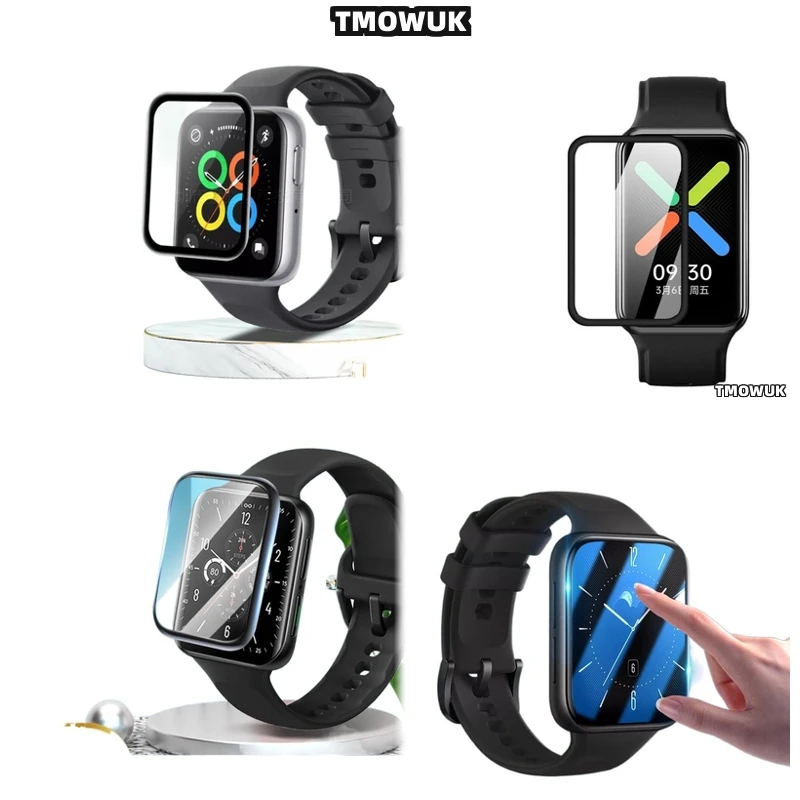 

For OPPO Watch 2 3 4 Pro SE Free Band 2 42mm 46mm Dust-Proof PMMA Film, 3D Curved Design.