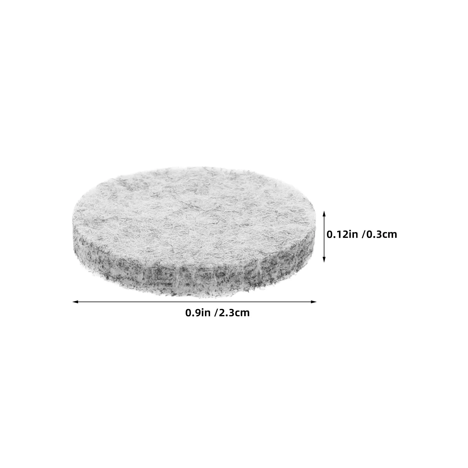 200 Pcs Essential Oil Car Vent Pads Diffuser Aroma Locket Refill Cotton Light Grey Pendant Compact