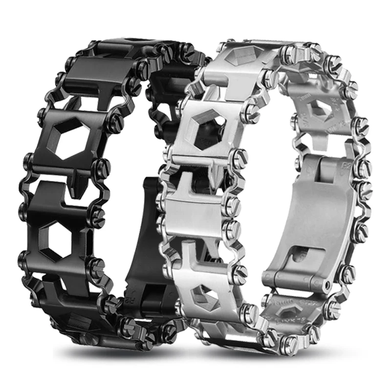 

Multi-functional tool bracelet Men's outdoor self-defense survival bracelet wristband for men and women