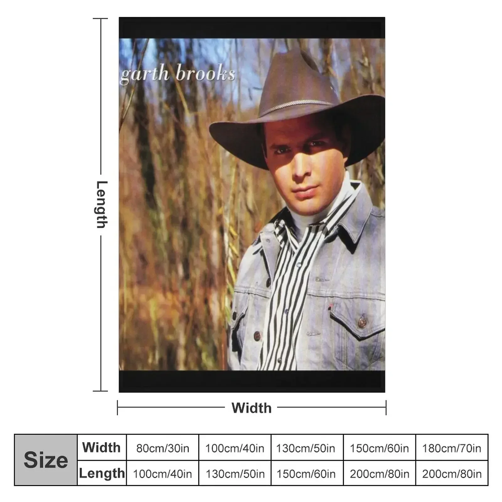 Garth Brooks Throw Blanket Soft Plush Plaid Sofa Quilt Travel Blankets