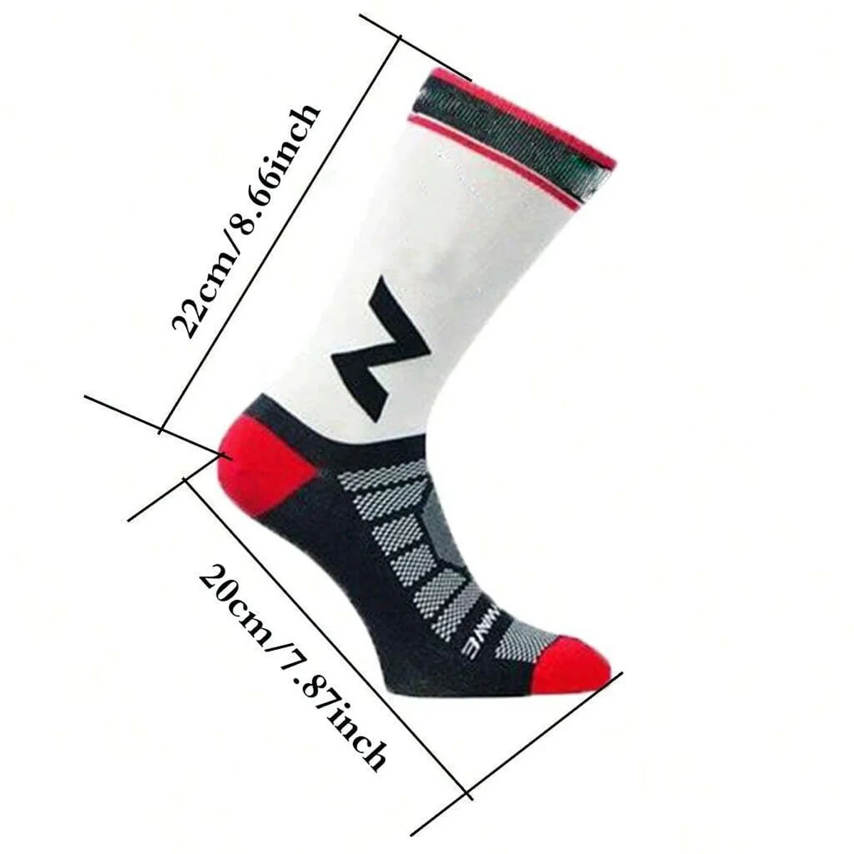 2 pairs of NW outdoor running training cycling socks, outdoor sports marathon socks, football basketball socks