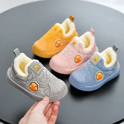 Autunno inverno neonate ragazzi stivali da neve caldo peluche neonato scarpe da bambino cartone animato bambini stivali antiscivolo bambini scarpe di cotone