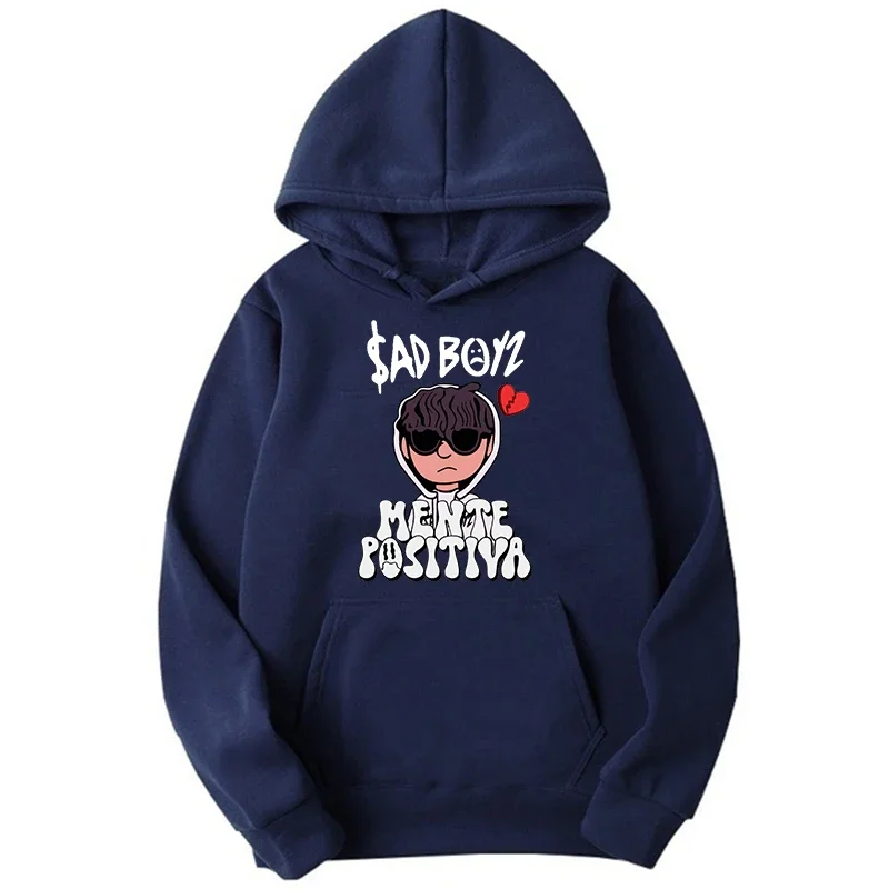 

Мужские и женские толстовки с капюшоном Junior H Sad Boys Harajuku для девочек, пуловер в стиле хип-хоп, необычный музыкальный подарок, повседневная свободная толстовка, осень-зима