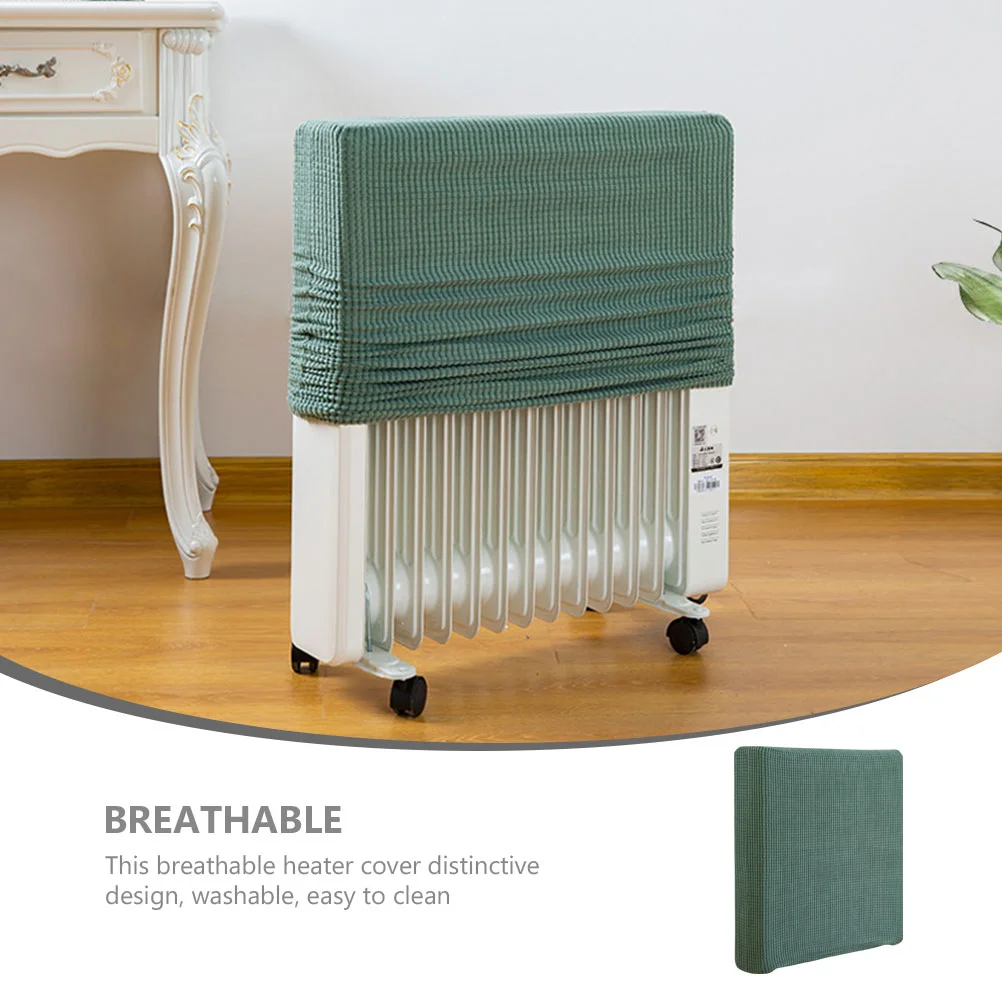 Washable Heater Cover Radiator Breathable Cake Home Improvement Olive Green Covers