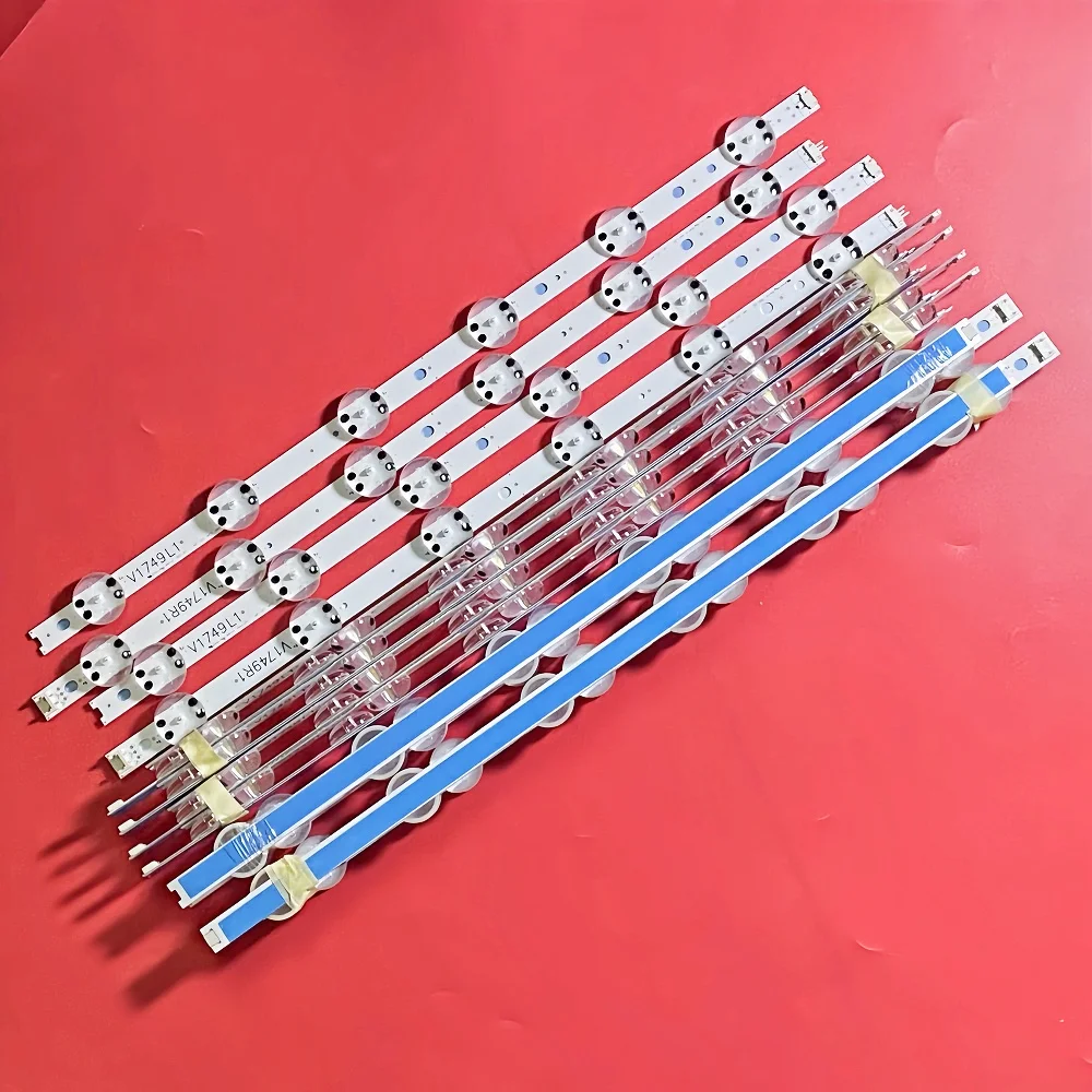 

Светодиодная лента 5 шт./5 компл. для светодиодной ленты 49uj670v 49UV340C 49UJ6565 49UJ670V 49 V17 ART3 2862 2863 6916L-2862A 6916L-2863A V1749L1