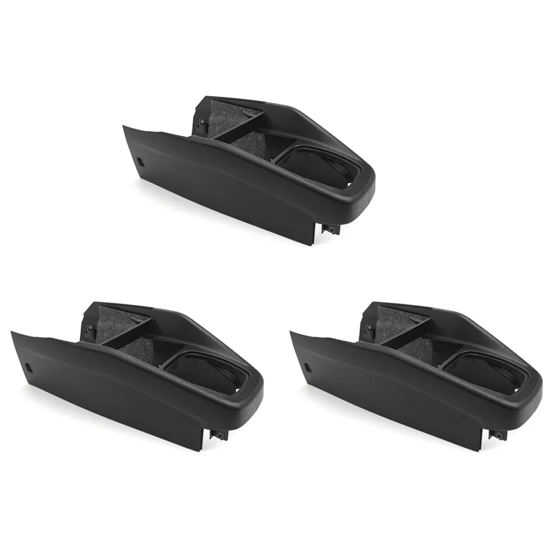 

3X For VW Bora Golf 4 Jetta 4 1998-2004 Center Console Trim Front Center Console Middle Tunnel 1J1863201L Black