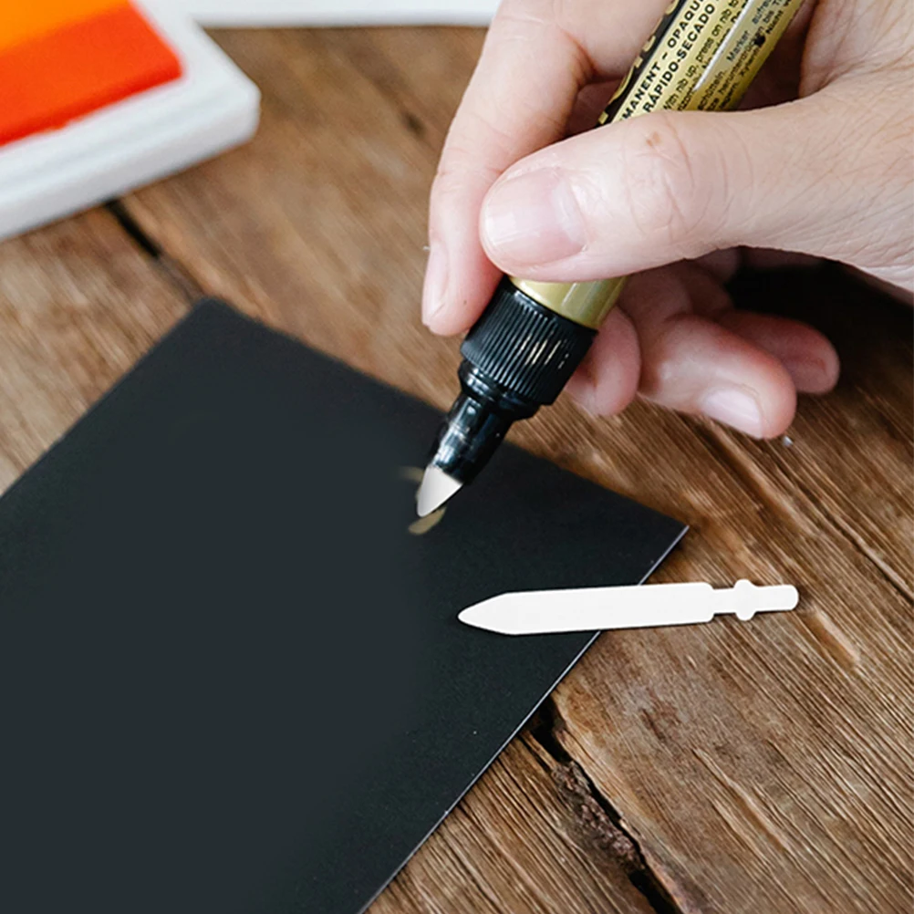 

30Pcs Replacement Tips for Paint Markers 0.7mm Fine Point Nylon Nibs Permanent Marker Pen Refillable Art DIY Tools Paint Pen