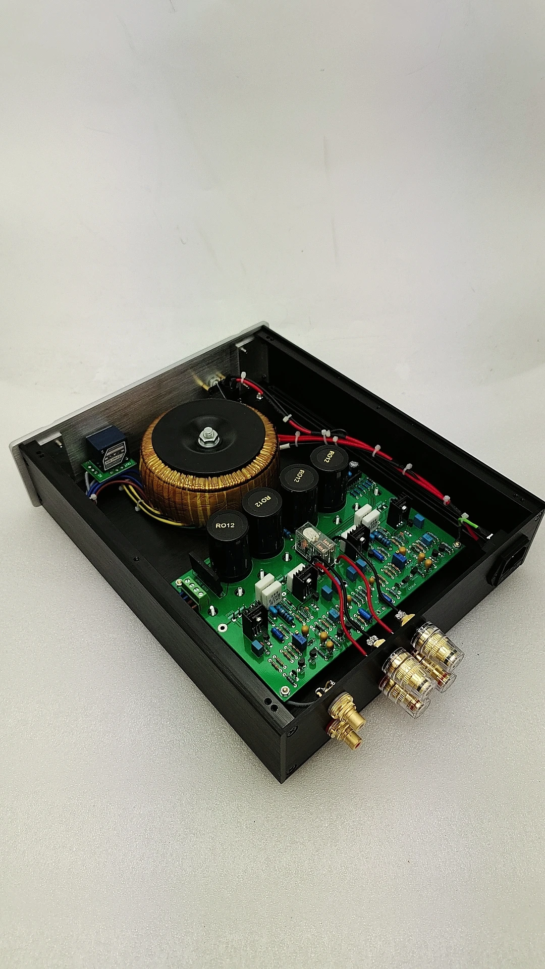 Amplificador Estéreo N2 HiFi com Circuito de Proteção Chifre, Potência Áudio, 70W * 2