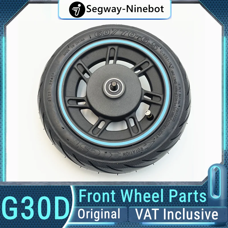 Original Front Wheel Spare Parts for Ninebot MAX G30D KickScooter Front Wheel Replacement G30D Electric Scooter Accessories