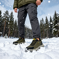 Baasploa Men Winter Shoes 2025 Non-Slip Comfortable Waterproof Hiking Outdoor Sneaker Keep Warm Light Male Walking Shoes